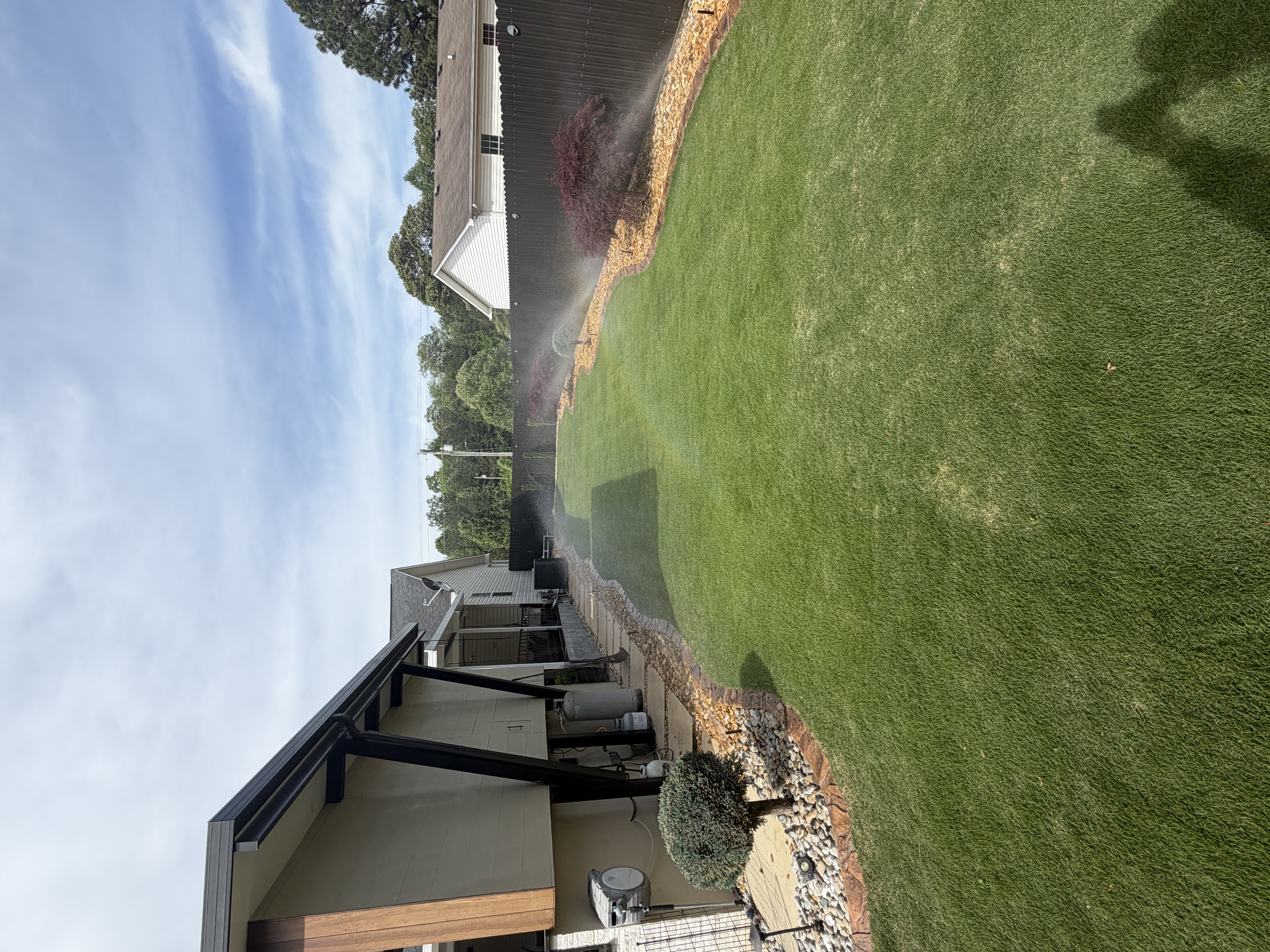 Grading around pool